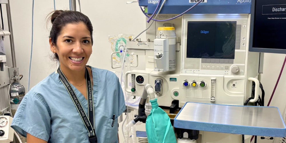 Annie Trusso is a graduate of the USF College of Nursing Advance Pain Management Fellowship practicing on the remote island of Saipan
