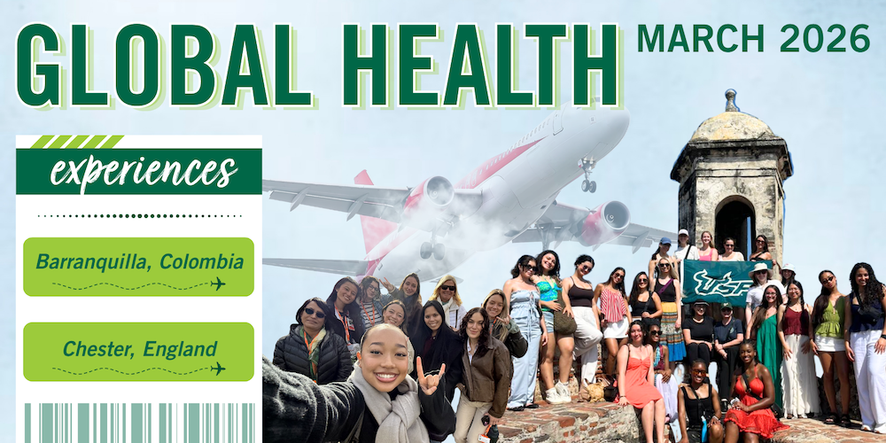 26 nursing students took their skills worldwide for USF Global Nursing Experiences to Colombia and the United Kingdom. 