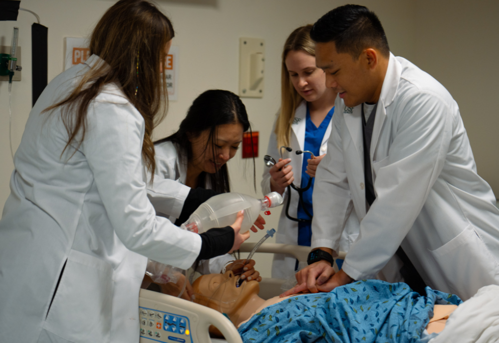 Nursing Students doing CPR