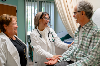 USF nurse treats elderly patient