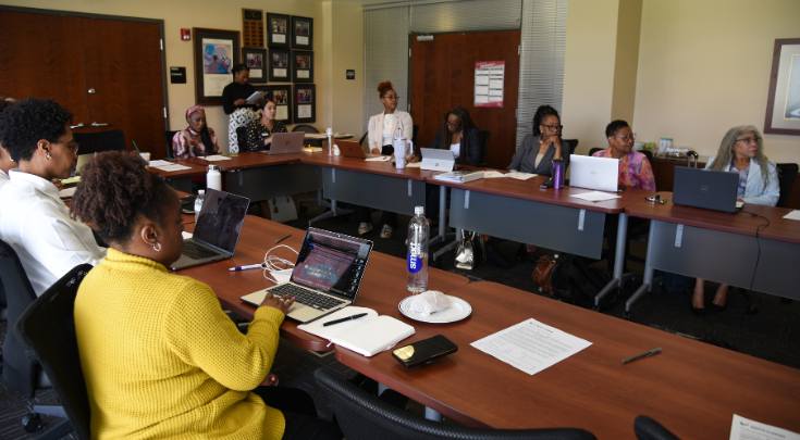 women planning an event