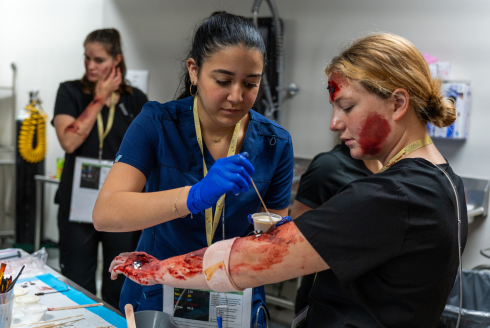 USF students contribute to mass casualty incident training