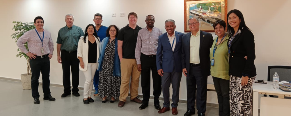 Panama group at City of Health