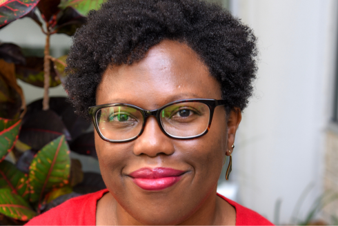 a headshot of a woman