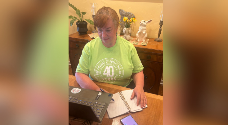 a person working on their computer
