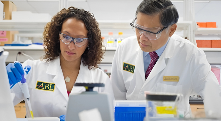 people in a lab