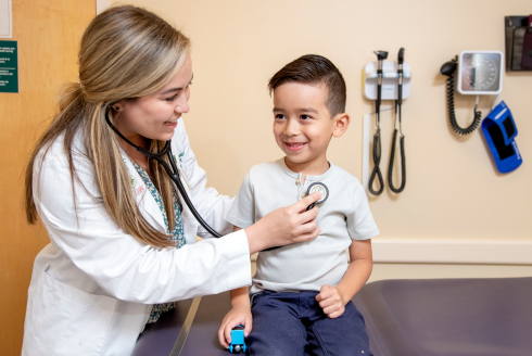 doctor and child