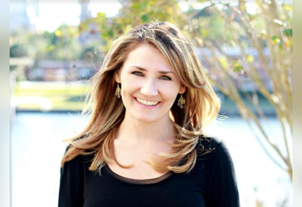 a headshot of a woman