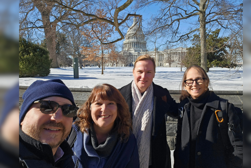 COPH faculty, students advocate for worker health during Washington, D.C. visit