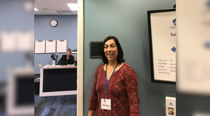 During her time at Broward College, Muñoz worked in the tutoring lab as a Spanish tutor. (Photo courtesy of Muñoz)