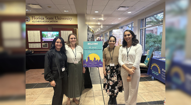 Dr. Amanda Elmore and colleagues attending the 10th annual Florida Perinatal Mental Health Conference.