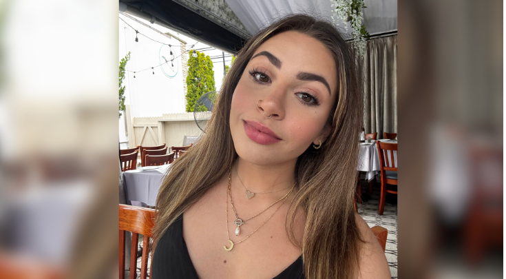 a person smiling