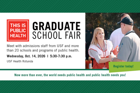 Explore public health graduate programs at the TIPH Fair in Tampa