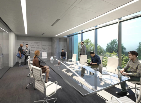 Rendering of a Judy Genshaft Honors College conference room