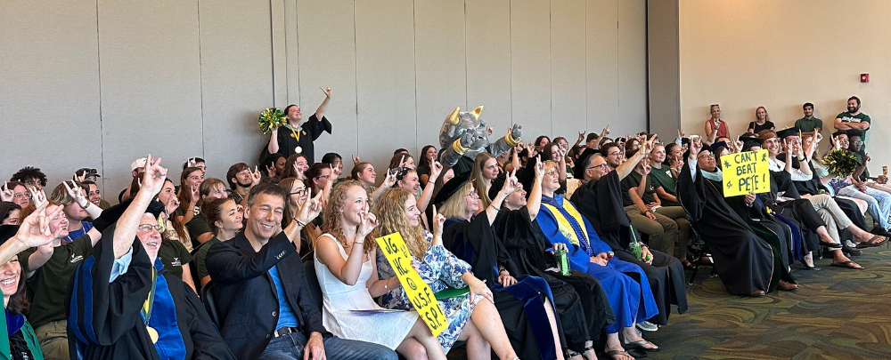 Faculty and students at the St.Pete campus welcome new students with enthusiam.
