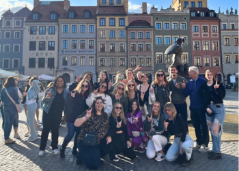 Judy Genshaft Honors College students in Eastern Europe