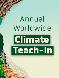Annual Climate Teach-In Graphic