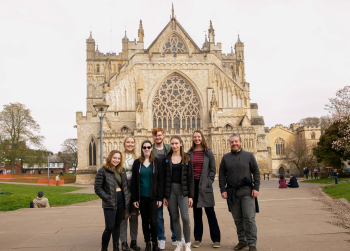 Judy Genshaft Honors College students in Exeter