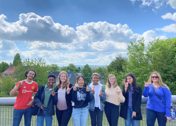 Judy Genshaft Honors College students in Germany