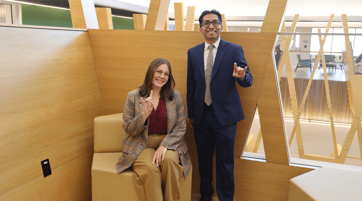 Alvin Varghese and Claire Kooy