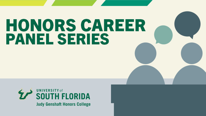 Honors Career Panel Series Graphic