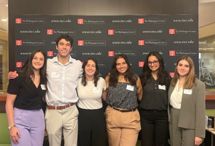 Madison and other interns at the Washington Center