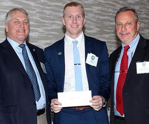 Patrick Mullen Receiving a Medical Student Scholarship