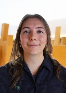 Sophie Pfeiffer headshot in Honors building