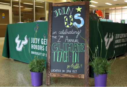 The Judy Genshaft Honors College second Climate Teach-in