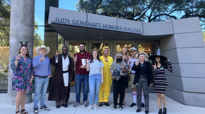 USF honors faculty dress up for Halloween