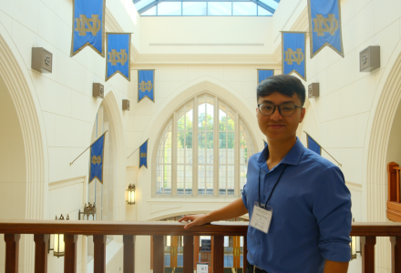 Alex Vu at the University of Notre Dame