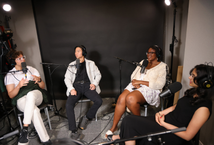USF Honors students Omar Boutaib, Rysun Chu, Catherine Ugwu, and Serena Bhaskar share their experiences with burnout on the Honor Roll Podcast.