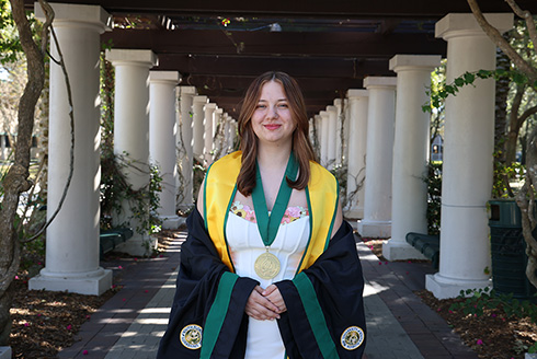 Sandra Napolitano graduation photo