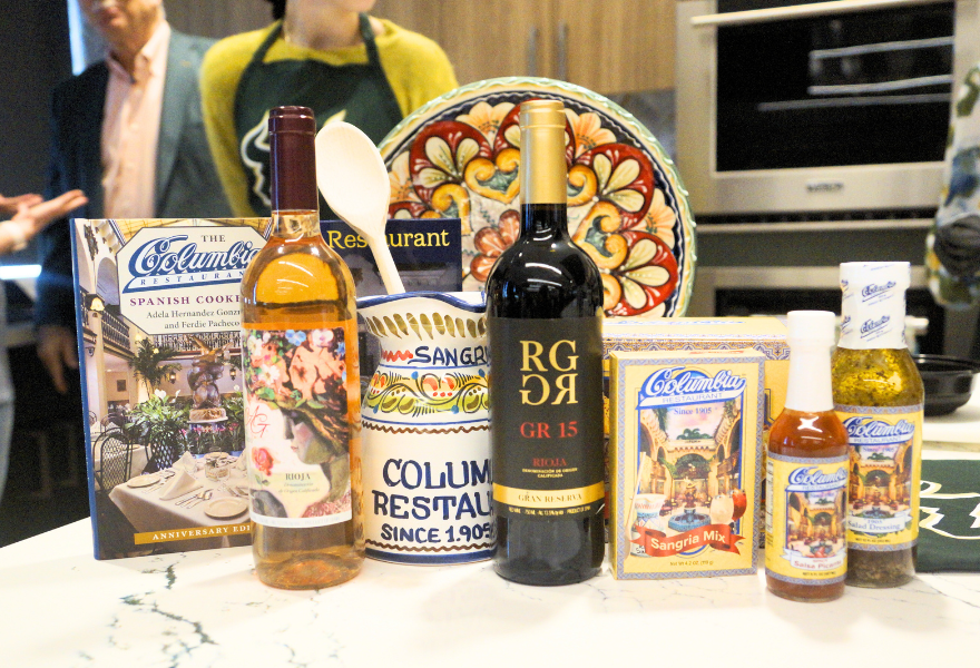 Columbia Restaurant merchandise and speciality wines