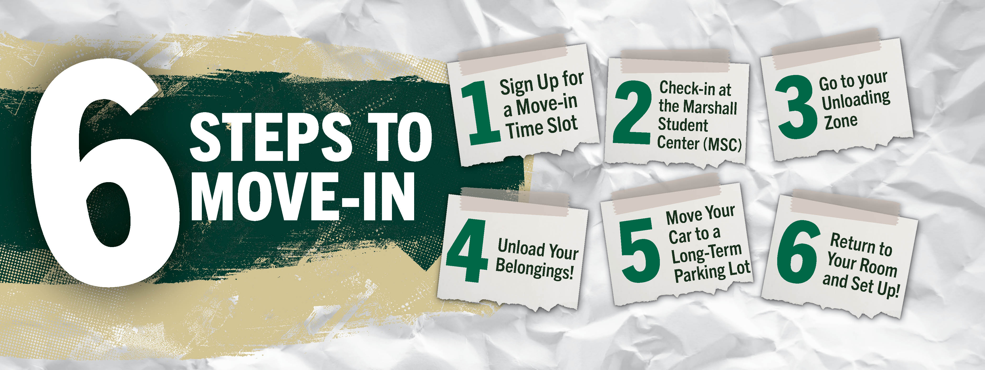 6 steps to move in! 