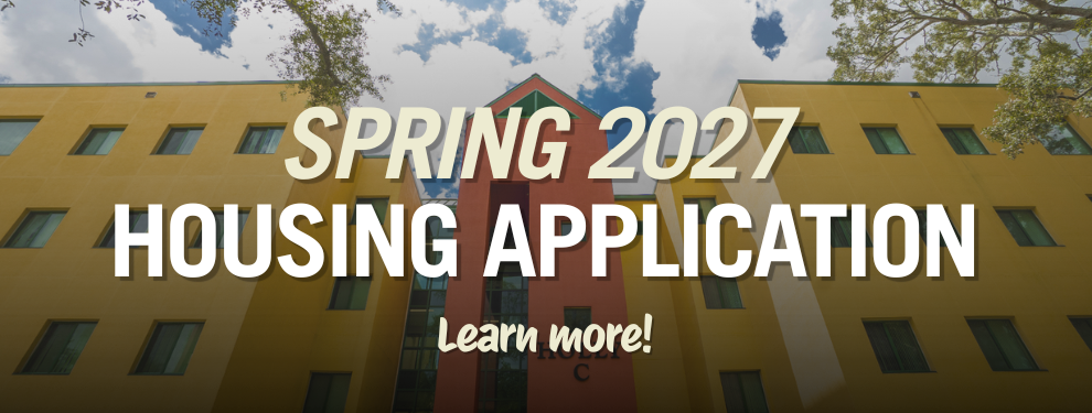 Spring 2027 Housing Application is open!