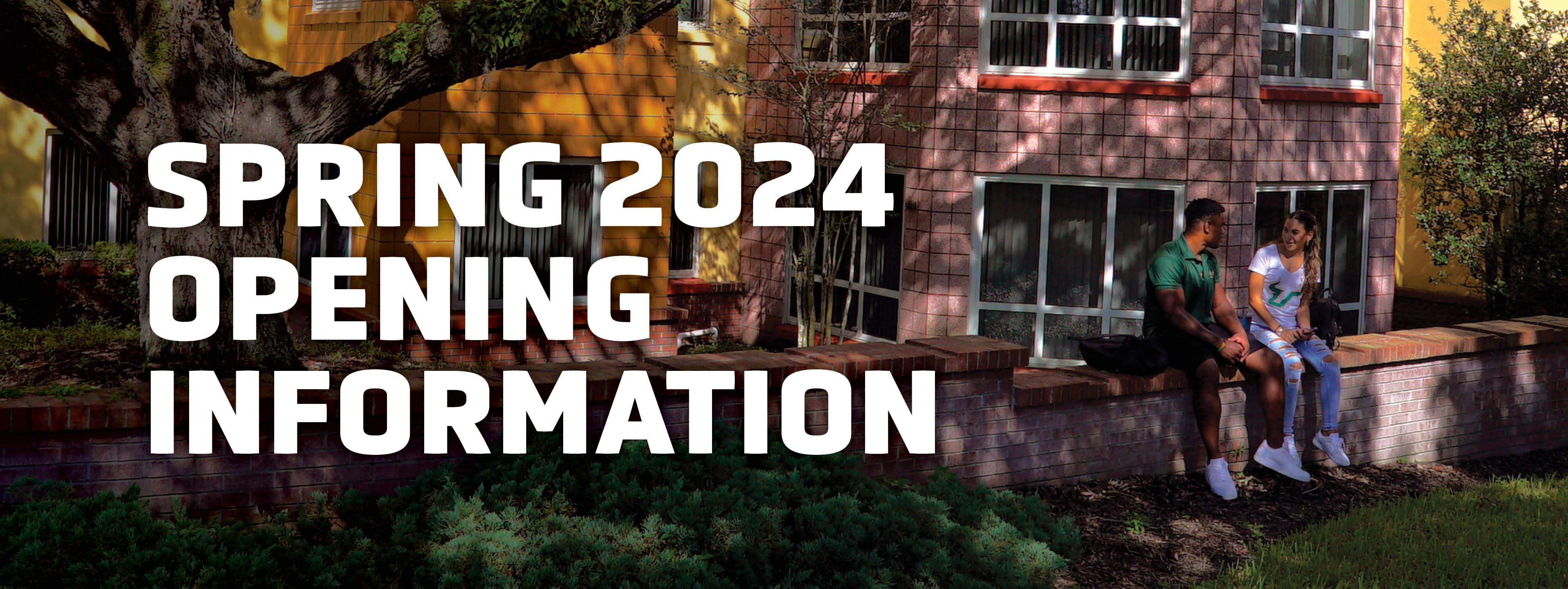 Spring 2024 Opening Information 