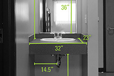 Juniper Hall Sink Measurements