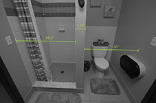Juniper Hall Bathroom Measurements