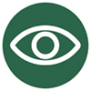 green circle with eye icon