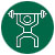 person lifting weight