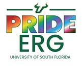 pride rainbow letters and ERG