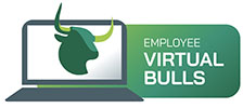 bull on computer screen