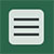 menu icon: rounded box with lines