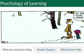 psychology of learning banner
