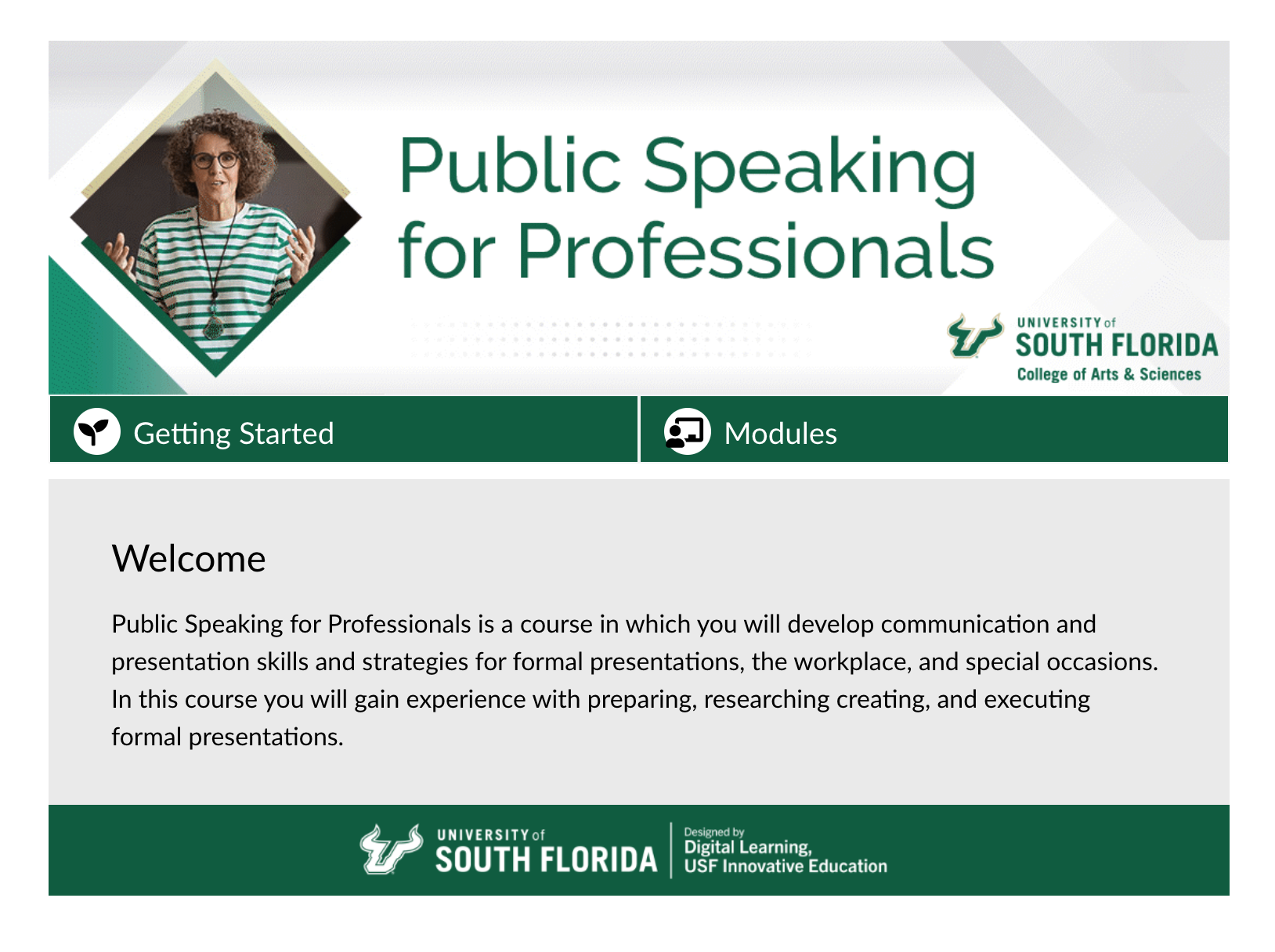 public speaking banner