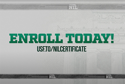 Enroll today for NIL Certificate usf.to/nilcertificate