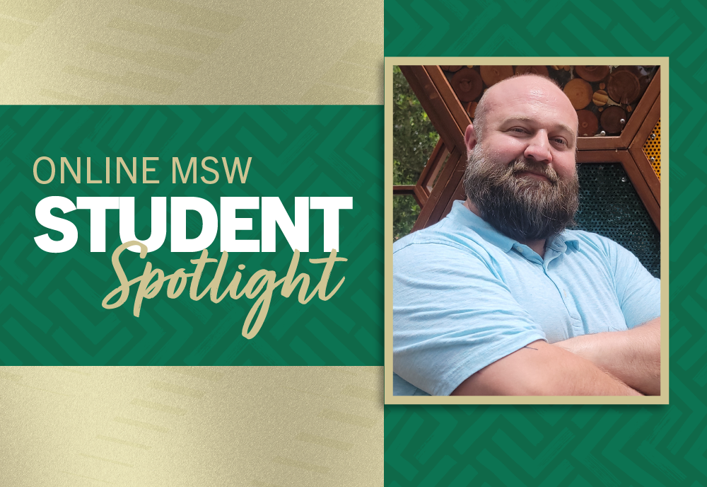 online student spotlight headshot of shawn fox
