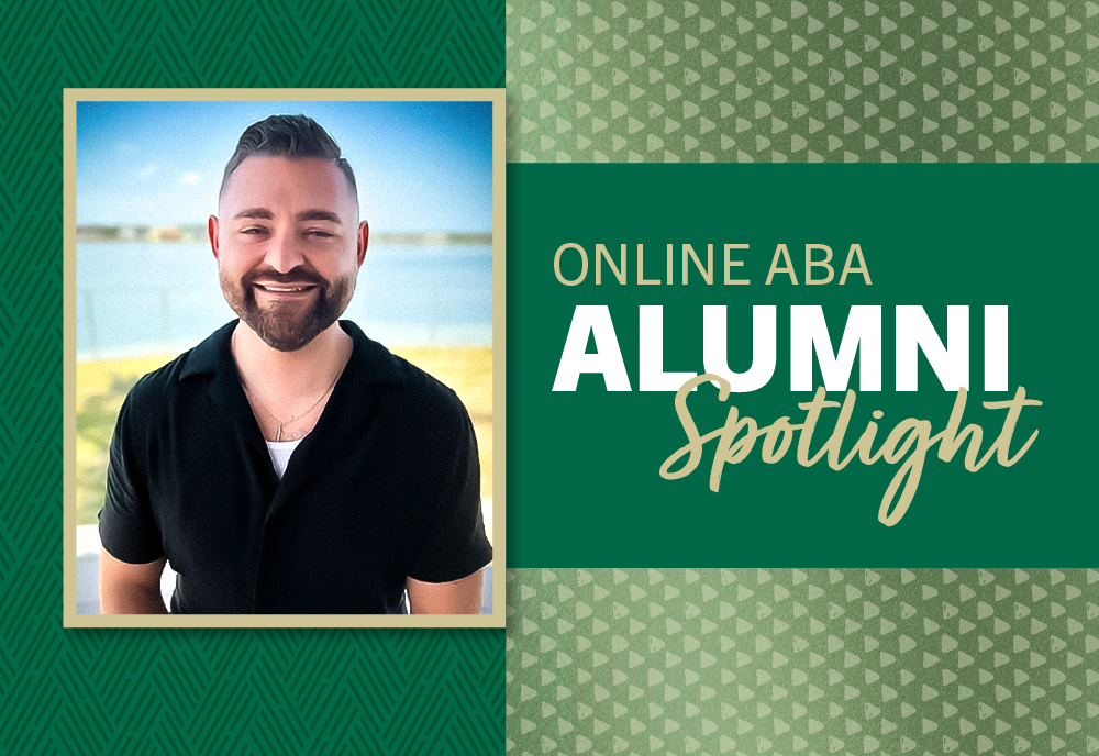 Online aba alumni spotlight headshot of Kevin
