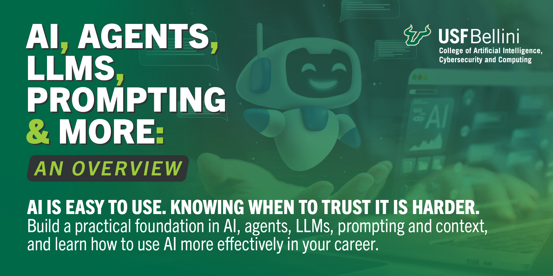 ai, agents, llms, prompting and more - an overview. Build a practical foundation in ai agentsm llms, prompting and comtext, and learn how to use ai more effectively